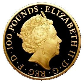 2019 Queen Elizabeth II 'Lunar Year of the Pig' 1 Oz 999.9 Gold Proof Coin