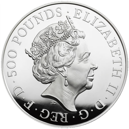 2022 Queen Elizabeth II Britannia 'Three Ages' (One Kilo) 1kg 999 Silver Proof Coin