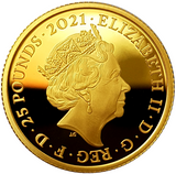 2021 HRH The Prince Philip, Duke of Edinburgh  1/4 Ounce 999.9 Gold Proof Coin