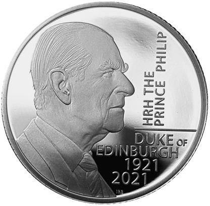 2021 HRH The Prince Philip, Duke of Edinburgh (10.oz) Ten Ounce 999 Silver Proof Coin