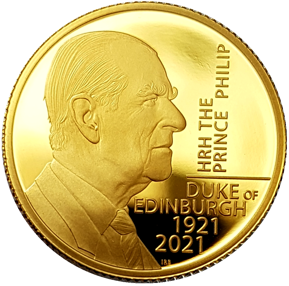 2021 HRH The Prince Philip, Duke of Edinburgh 2oz 999.9 Gold Proof Coin