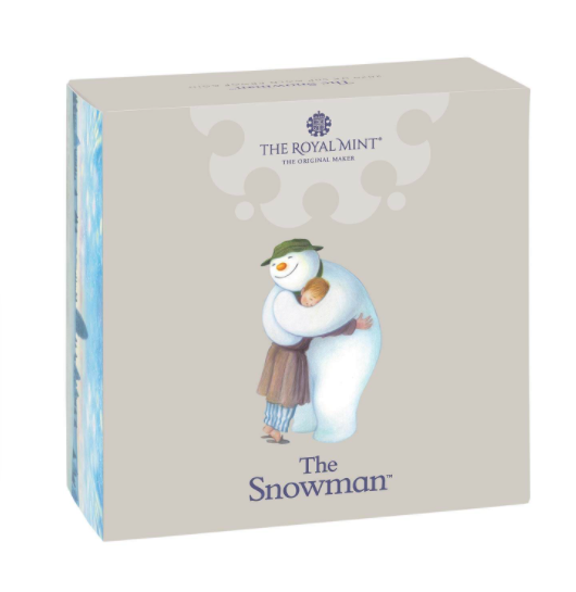 2020 Snowman' Gold Proof 50P - 275 issue Limit.