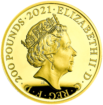 2021 HRH The Prince Philip, Duke of Edinburgh 2oz 999.9 Gold Proof Coin